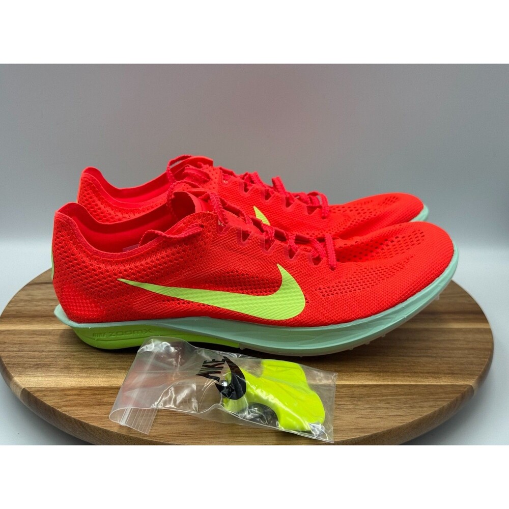 NIKE ZoomX Dragonfly 2 FD8413-600 Bright Crimson Lime Blast Size 8.5 With Spikes